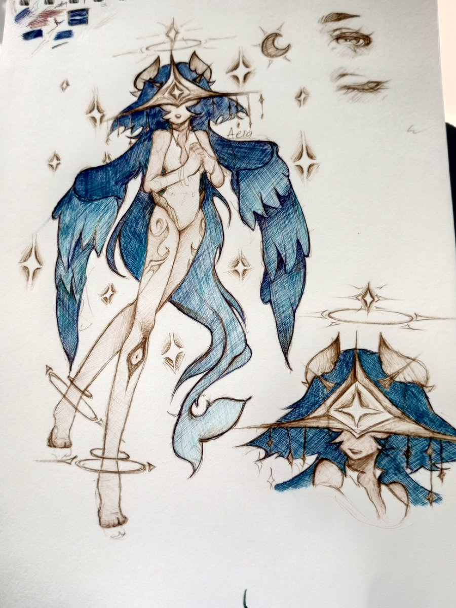 Alan000Rayn's tweet photo. Tralala 
#OC #traditionart https://t.co/ODhMECwtIF