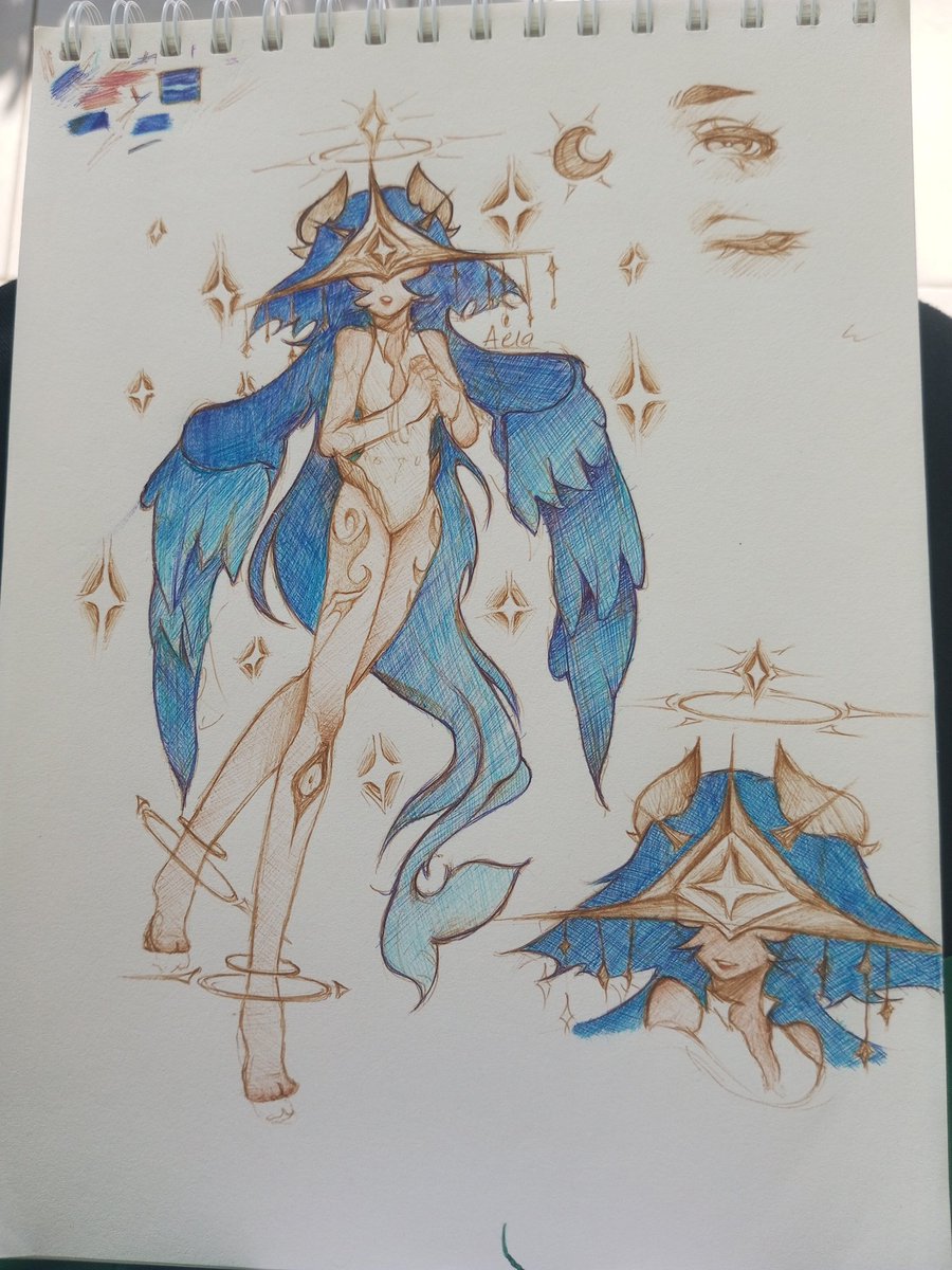 Alan000Rayn's tweet photo. Tralala 
#OC #traditionart https://t.co/ODhMECwtIF