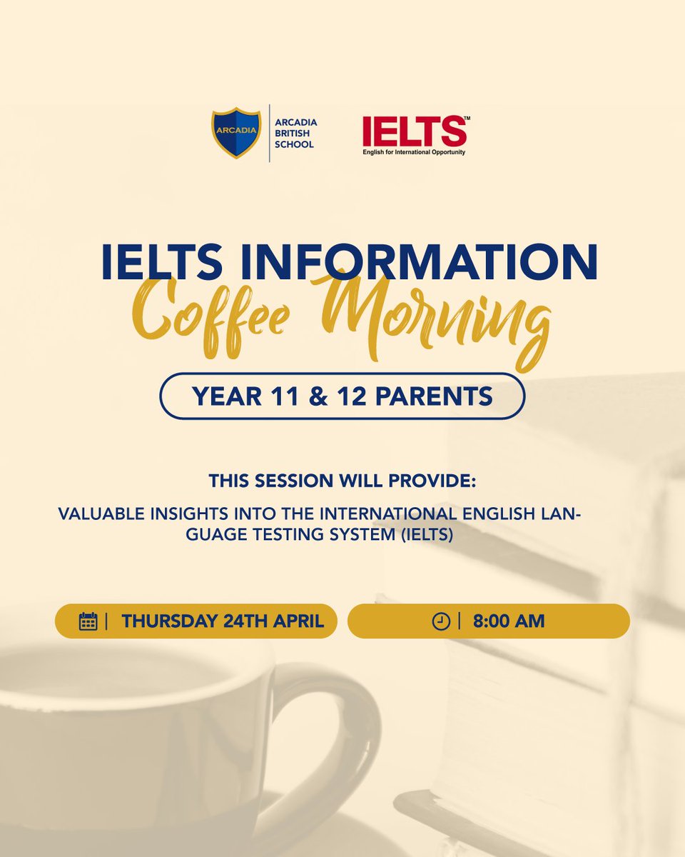ArcadiaSch's tweet image. Unlock Your Future: Why IELTS Matters for Year 11 & 12 Students
Your journey to studying abroad starts with one powerful step—IELTS. This globally recognized English test is your gateway to top universities and international opportunities.
Start now, & let your future shine.