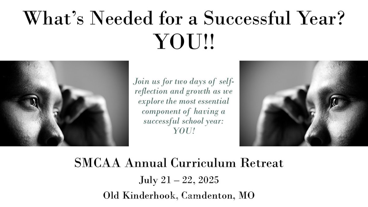 SMCAAjcmo's tweet image. As building level and district administrators, it can be difficult to get away to engage in personal professional development. SMCAA recognizes this dilemma and is happy to offer three different workshops this summer! Visit smcaa.org for more information!