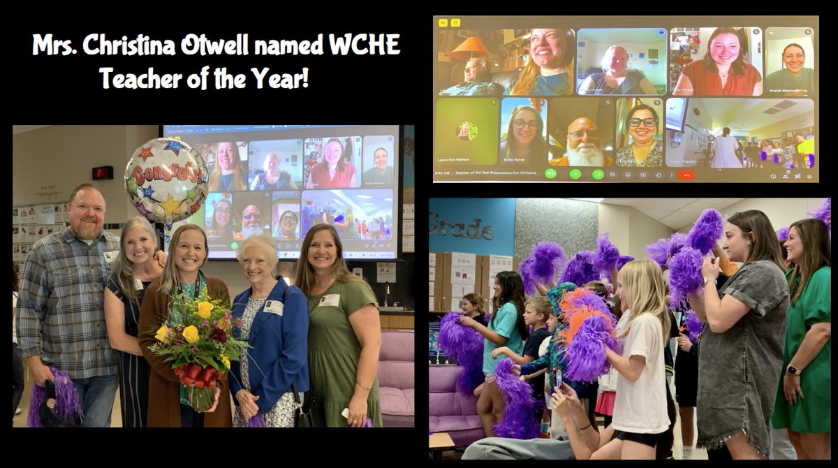 Donna Richardson (@wchdonna) on Twitter photo Mrs. Christina Otwell surrounded by friends and family is named WCHE Teacher of the Year!!!! <a href="/ltisdschools/">ltisdschools</a> <a href="/wcheprincipals/">WCHEprincipals</a> Mrs. Christina Otwell surrounded by friends and family is named WCHE Teacher of the Year!!!! <a href="/ltisdschools/">ltisdschools</a> <a href="/wcheprincipals/">WCHEprincipals</a>