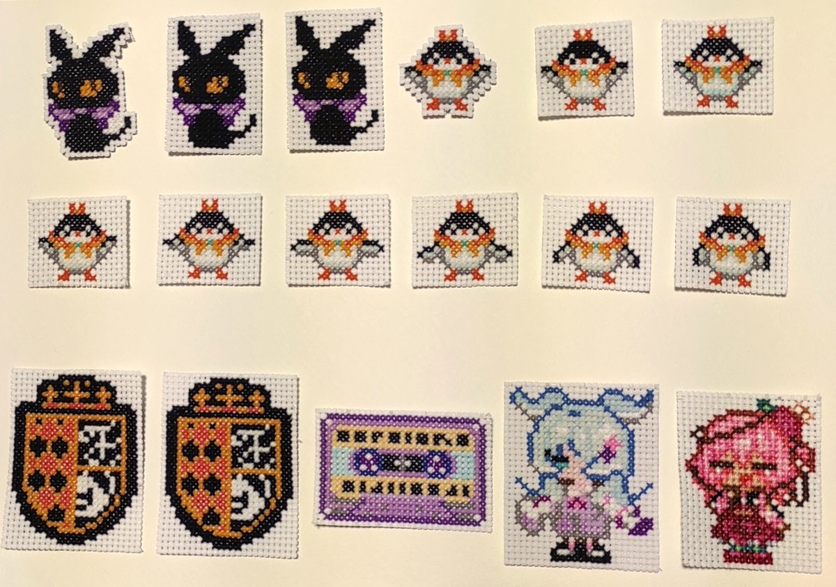 Tsumaguro_h's tweet photo. カーソルのために作ったドットを利用してクロスステッチをしました
Cross stitch work utilizing pixel art created for the curstom cursor
ロゼミ様の糸は別タイプです
Rozemi-sama's threads are of a different type.
#Reimural #Drawmillie #PetraArt #pendorART #GalleryOfRoses https://t.co/v3Wj2IQhc7