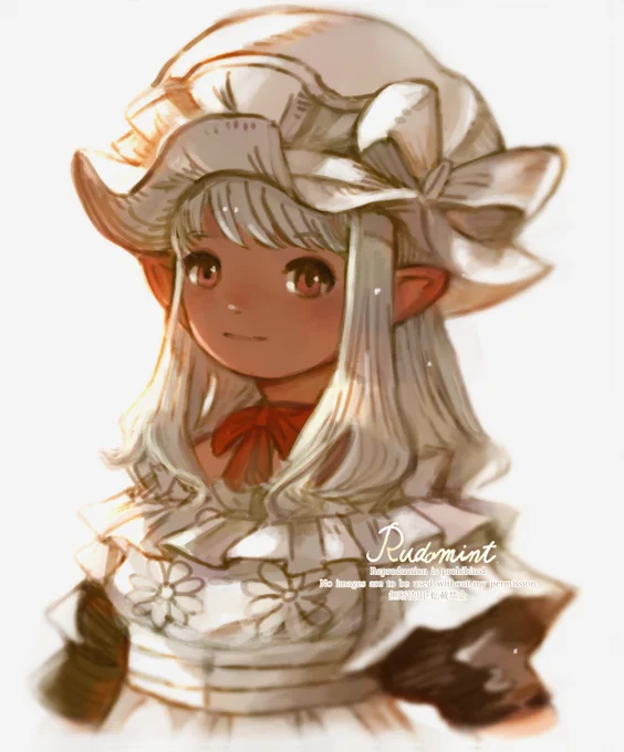 本日の配信でFF14のララフェルさんを描かせて頂きました!リクエストありがとうございました! 