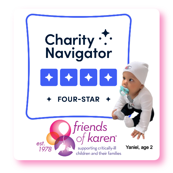 We’re excited to share that Friends of Karen has earned a 4-star rating from, Charity Navigator! You can view our Non-Profit profile on charitynavigator.org/ein/141612290 and continue to support our work with even greater trust and confidence. #FriendsOfKaren #CharityNavigator#NonProfit