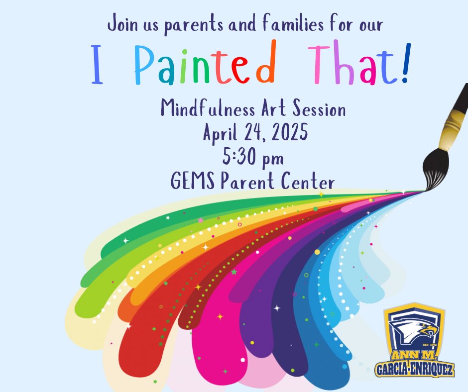 janetnatividad_'s tweet photo. Take a deep breath 🫁 relax your mind 💆🏻 and release stress💡It’s going to be a #mindfulweek for our @GEMS_Middle families! Join us GEMS parents and family members for #Yoga with our principal and our #IPaintedThat art session! Both am or pm sessions available for all families to be engaged 🧘🏻‍♀️🧠🤸🏽🎨👩🏽‍🎨 #MentalHealthFirst #ServeWithHeart #AquíParaServir #GEMSParentAndFamilyEngagement
