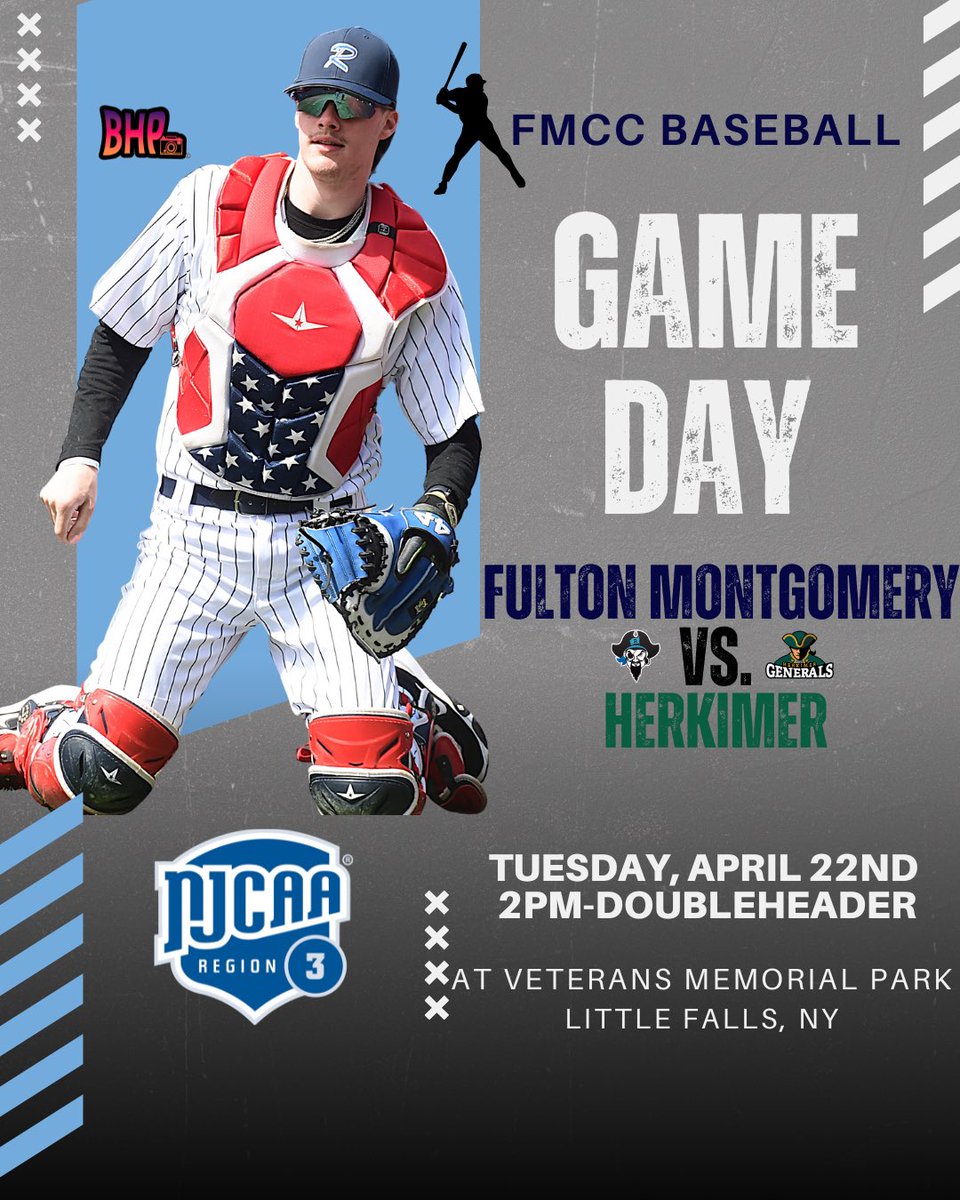 SUNY Fulton-Montgomery Athletics (@fmcc_athletics) on Twitter photo #GAMEDAY Baseball hits the road for two games against Herkimer. First pitch set for 2pm ⚾️ <a href="/NJCAAReg3/">NJCAA REGION 3</a>
Stream: HerkimerGenerals.com/watch #GAMEDAY Baseball hits the road for two games against Herkimer. First pitch set for 2pm ⚾️ <a href="/NJCAAReg3/">NJCAA REGION 3</a>
Stream: HerkimerGenerals.com/watch