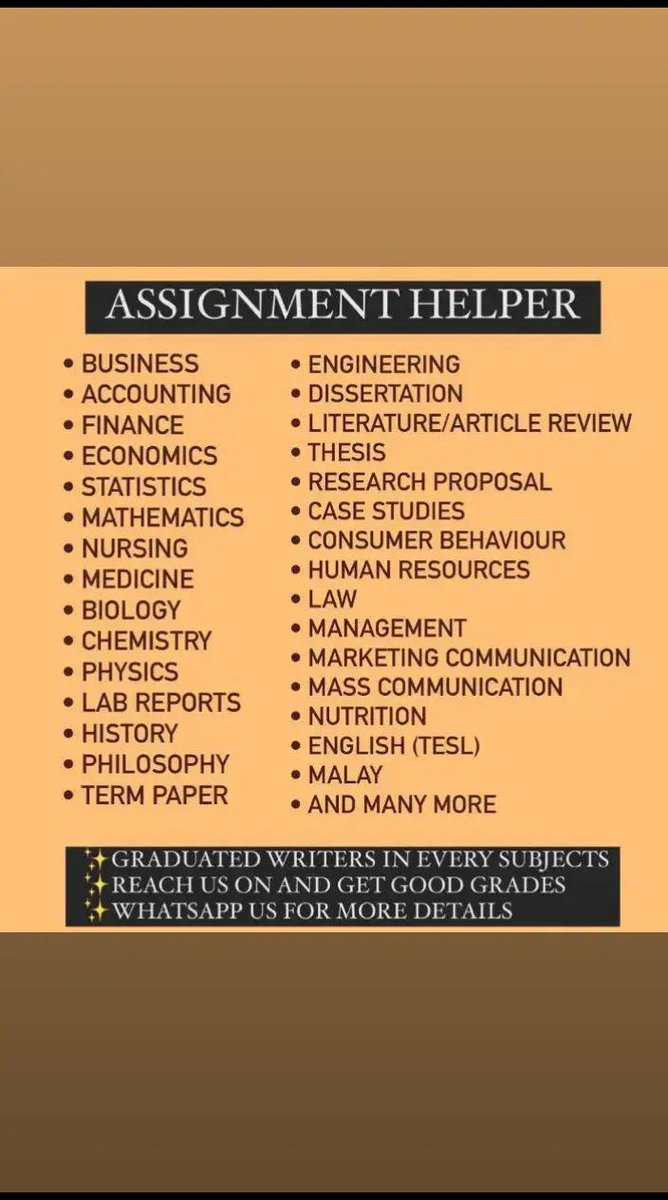Guaranteed good grades No AI/plagiarism #homeworkhelp
#Assignment