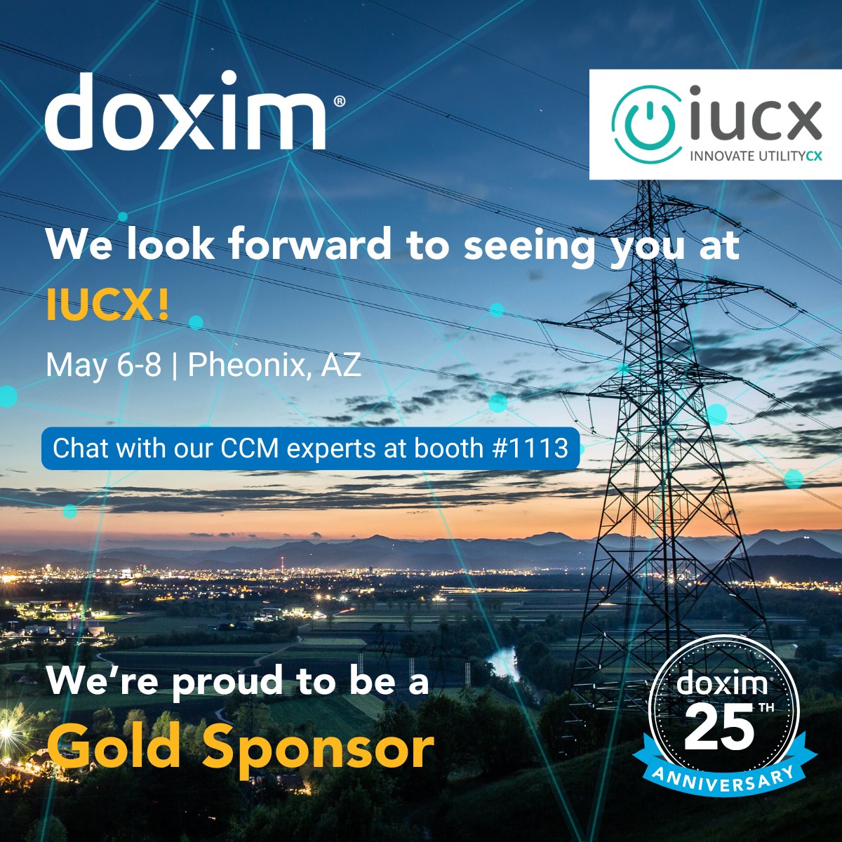 See you at IUCX! 

Learn how we can help you accelerate the revenue cycle, reduce call volumes, and communicate your strategic programs for optimal engagement.

Book a personalized demo ➡️doxim.com/event/utilitie…

#IUCX2025 #UtilityBilling #CustomerEngagement #CCMForUtilities