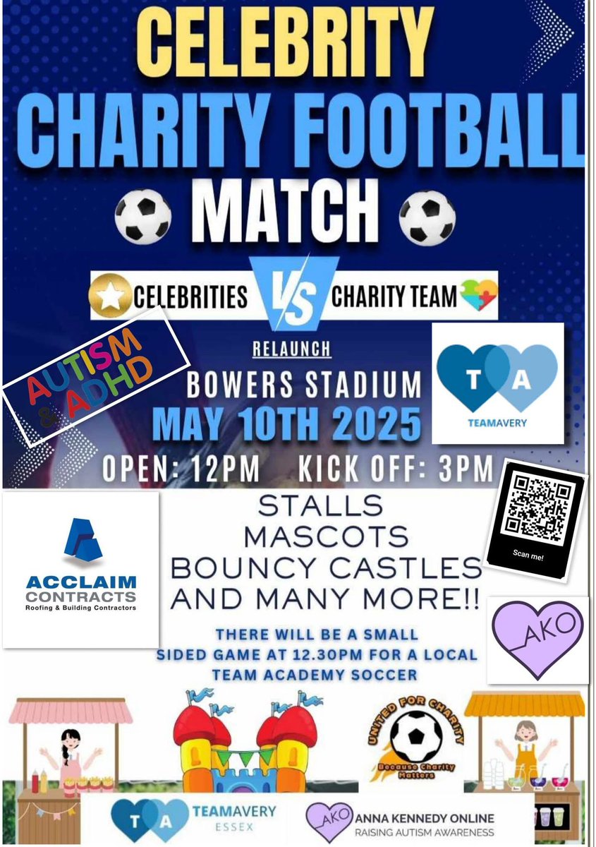 Chris Cooper went into Gateway 97.8 today to promote the Charity Football Match that is happening on 10th May. You can scan the QR code for tickets for the day. You can also listen to the interview on this website: gateway978.com/blogs/daytime/…