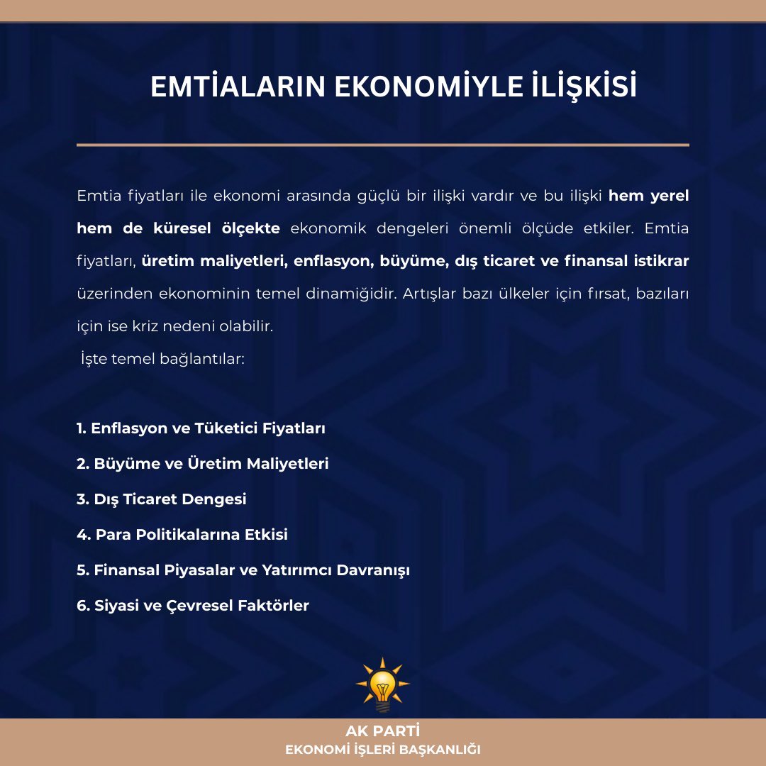 AK Parti Ekonomi İşleri Başkanlığı tweet media