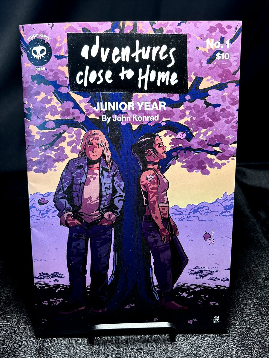 My webcomic Adventures Close to Home is now in print for the first time! You can get a copy of the first issue (collecting chapters 1-5) on my Big Cartel: vomitpartypress.bigcartel.com