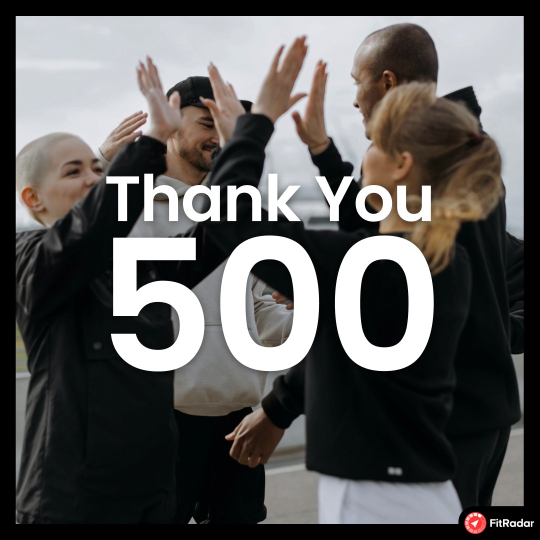FitRadarMe's tweet photo. Huge thanks to our 500 users! 🙌 Your support and trust mean the world to us. We’re giving it everything we’ve got — and we’re just getting started 🔥
Get the app 📱 https://t.co/OWDhmcQVMU https://t.co/r9kBdP5b0u