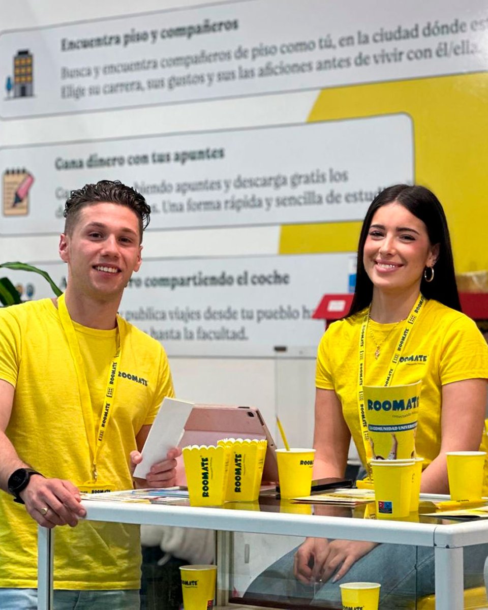 AULA (@feriaaula) on Twitter photo 🏠 <a href="/roomate_es/">RooMate - Comunidad Universitaria</a> presentó en #AULA2025 la plataforma que lo tiene todo para estudiantes: encuentra piso, haz amigos, disfruta de ocio y gana dinero con tus apuntes. ¡Haz de tu vida universitaria una experiencia única! 📚
#SemanadelaEducación 🏠 <a href="/roomate_es/">RooMate - Comunidad Universitaria</a> presentó en #AULA2025 la plataforma que lo tiene todo para estudiantes: encuentra piso, haz amigos, disfruta de ocio y gana dinero con tus apuntes. ¡Haz de tu vida universitaria una experiencia única! 📚
#SemanadelaEducación