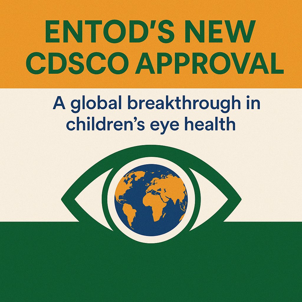 Nikkhil K Masurkar ๐๏ธ๐๏ธ (@nikkhilkm) on Twitter photo This one is BIG and can propel us to the top even faster than imagined, and firmly establish <a href="/EntodPharma/">Entod Pharmaceuticals</a> as a truly Indian-origin global innovator in ophthalmic medicine. For Bharat Mata & Her children ๐๐ฎ๐ณ๐งฟ
#entodpharma #MakingOphthalmicPharmaGreatAgain #childrenseyehealth This one is BIG and can propel us to the top even faster than imagined, and firmly establish <a href="/EntodPharma/">Entod Pharmaceuticals</a> as a truly Indian-origin global innovator in ophthalmic medicine. For Bharat Mata & Her children ๐๐ฎ๐ณ๐งฟ
#entodpharma #MakingOphthalmicPharmaGreatAgain #childrenseyehealth