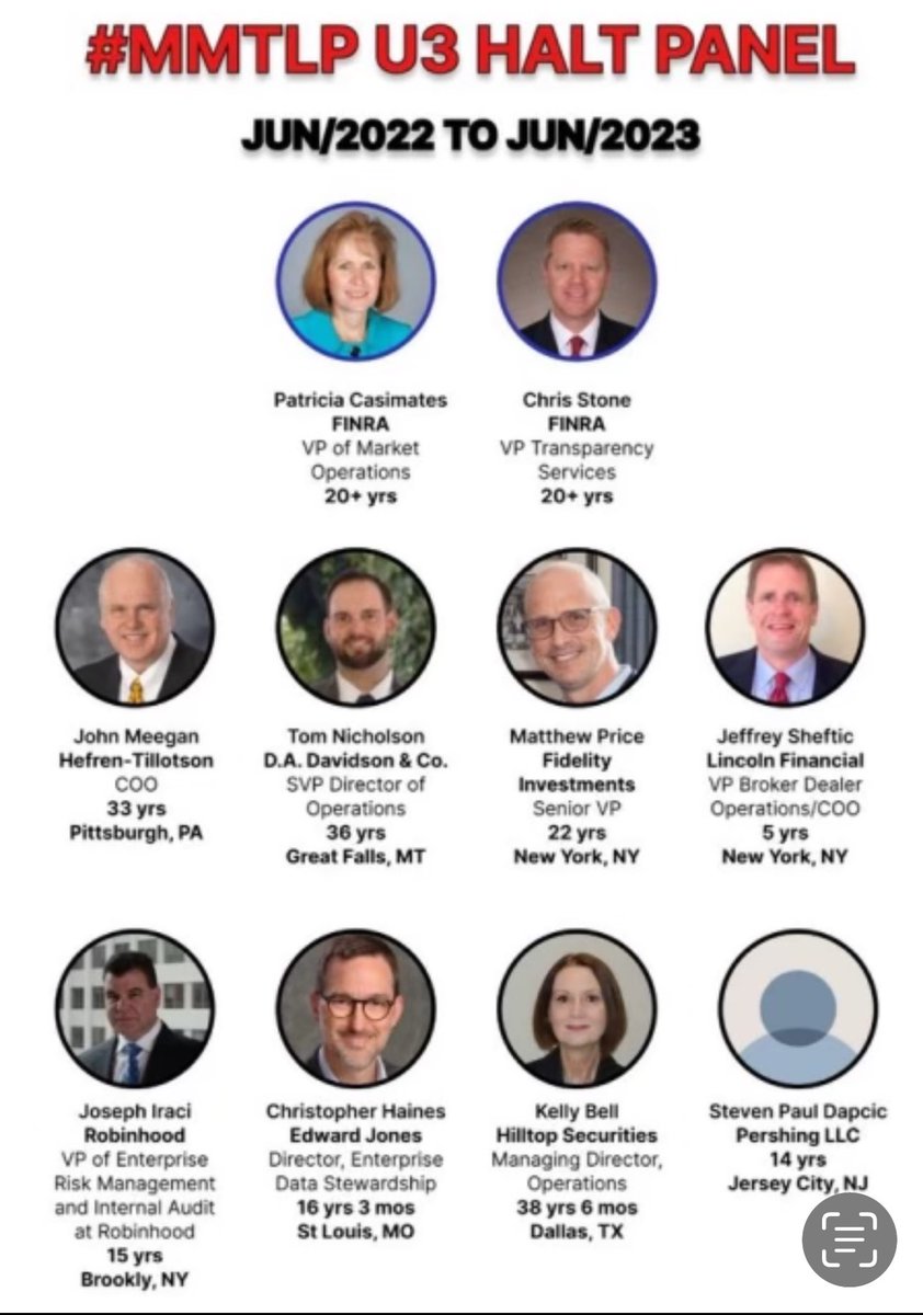 VE_Starr's tweet photo. WE DEMAND ARRESTS > @firna @SECGov start with Patricia
$mmtlp Why is @DOGE_SEC @DOGECommittee aiding abetting HF MM?Racketeering #FinraFraud #FINRAcollusion
@RepMeuser @RepJohnRose @AndyOgles @PeteSessions @RepAnnWagner @RepAlexMooney @financialcmte @vp @potus @AGPamBondi https://t.co/NYfQFFoDpd
