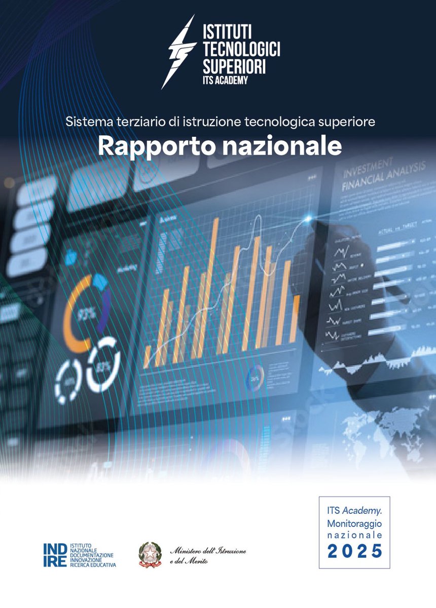 rinoscoppio's tweet photo. GLI ITS ACADEMY IN ITALIA.
Scarica il rapporto di monitoraggio 2025 pubblicato da INDIRE:
https://t.co/56psnLGMjF https://t.co/oqd4kEv8ka