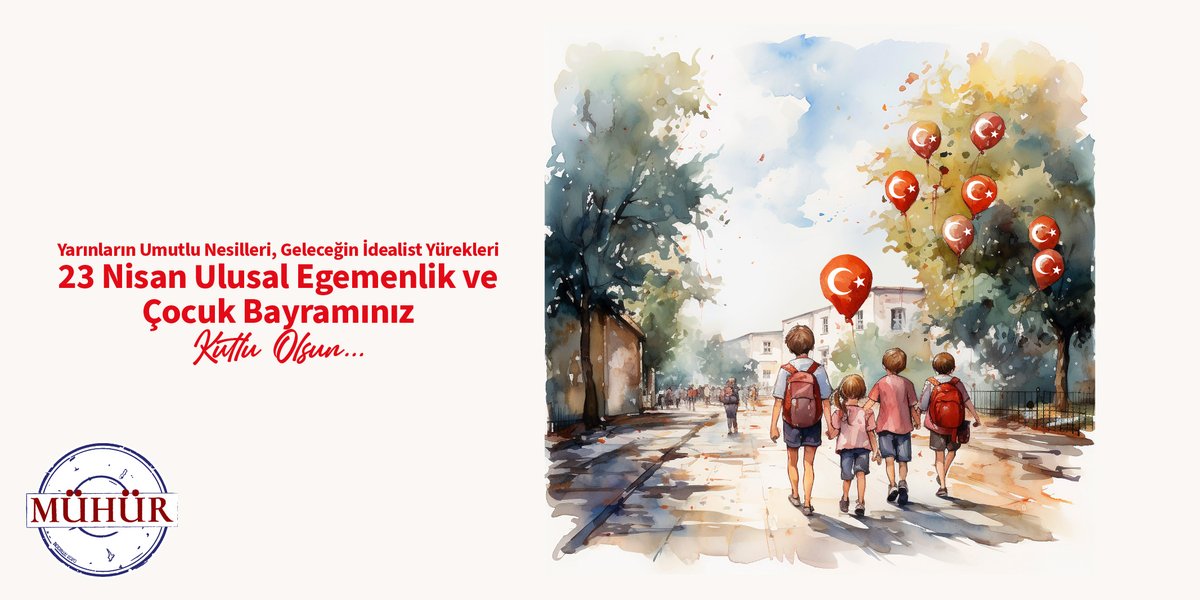 23 Nisan Ulusal Egemenlik ve Çocuk Bayramı kutlu olsun!
#MühürOcakbaşı #23Nisan #UlusalEgemenlikveÇocukBayramı #ÇocukBayramı #ÇocuklarınBayramı #MustafaKemalAtatürk