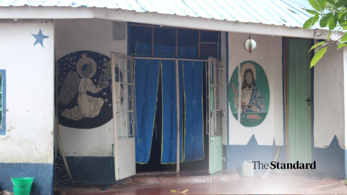 StandardKenya's tweet photo. The compound of the controversial Melkio Joseph Mission Messiah Church in Rongo, Migori County, where 57 people were recently rescued after allegedly seeking healing under questionable circumstances.

 Photo by Rodgers Otiso. https://t.co/AasPLc6vgY