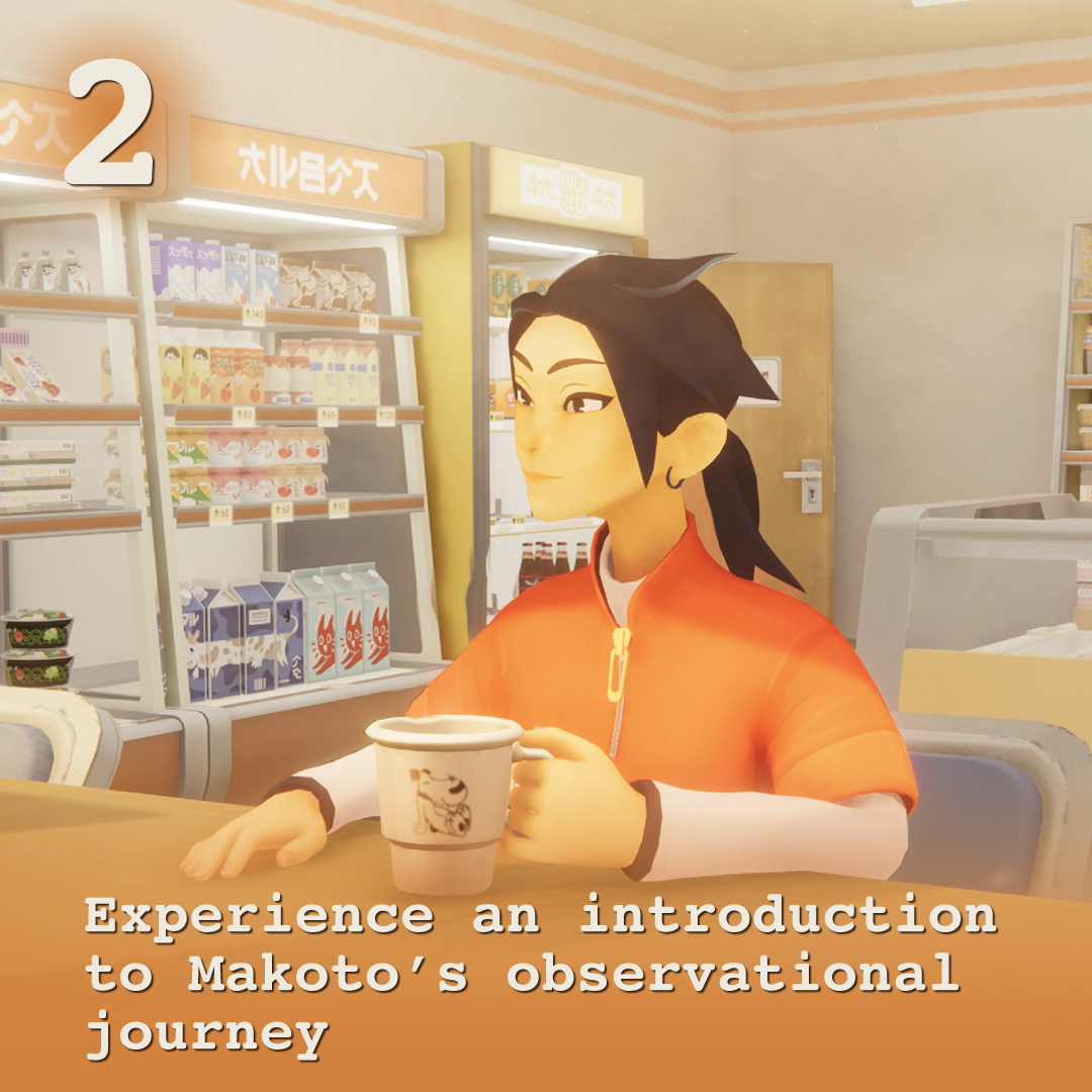 On May 1st, catch a glimpse of inKONBINI with our Prologue Demo on Steam as part of LudoNarraCon ✨