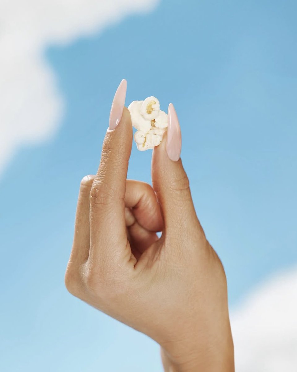 khloekardashian's tweet image. The secret’s out of the bag 🍿 Khloud Protein Popcorn available 4/29 on Khloudfoods.com and @target