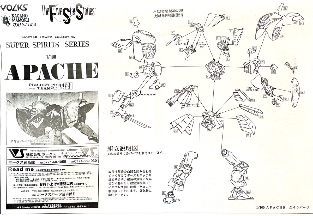 FSS読んだ時に欲しかったSSS 1/100 アパッチを買ってしまった? 今年度 