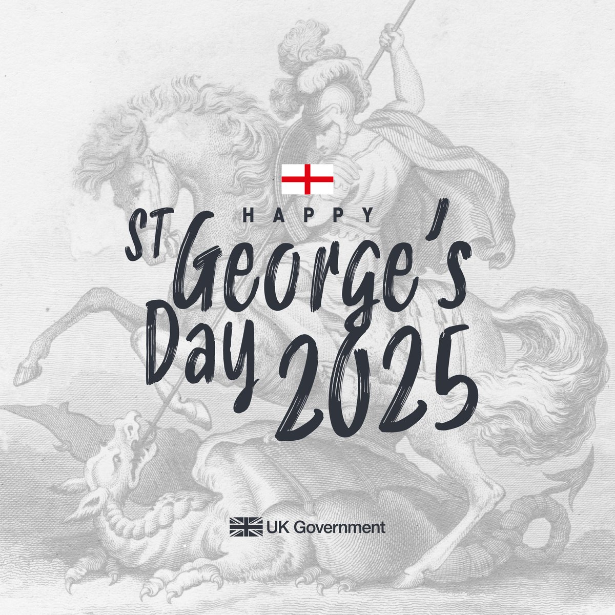 A very happy St George's Day to everyone celebrating around the world 🏴󠁧󠁢󠁥󠁮󠁧󠁿🌏