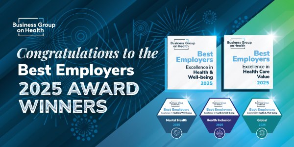 Fifty-three employers received the prestigious Business Group on Health Best Employers Award: Excellence in Health &amp; Well-being, for exemplary commitment to advancing #employee well-being through comprehensive and innovative #benefits and initiatives. businessgrouphealth.org/Newsroom/News-…