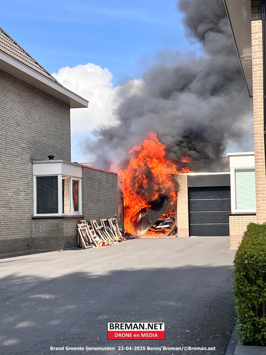 Grote brand Greente Genemuiden