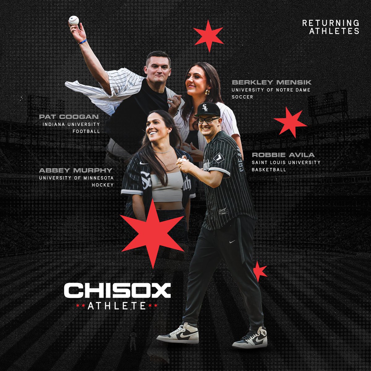 whitesox's tweet photo. The CHISOX Athlete Class of 2025 😮‍💨