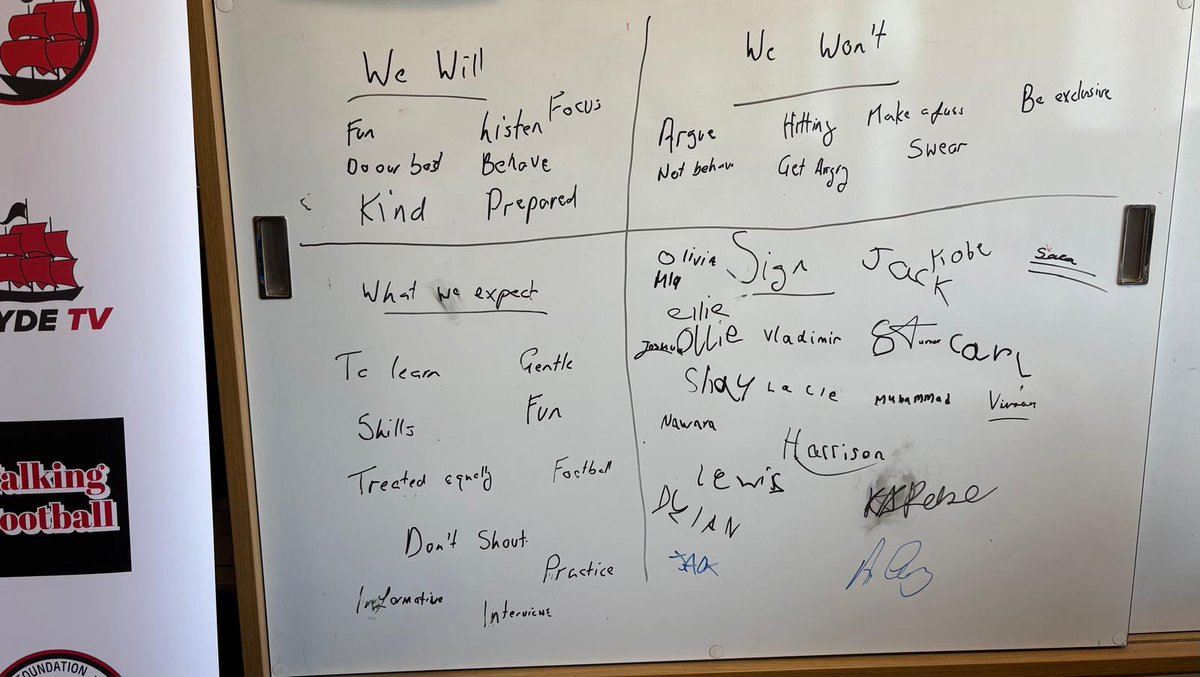 The Easter holidays are over &amp; we're back 'Talking Football' in Glasgow schools with Alistair and Jack out at <a href="/RiverbankPri/">Riverbank Primary</a> today! The young people agreed a class contract, talked about all the jobs in football, the skills needed &amp; then were playing football on the pitch!

🎙️⚽️