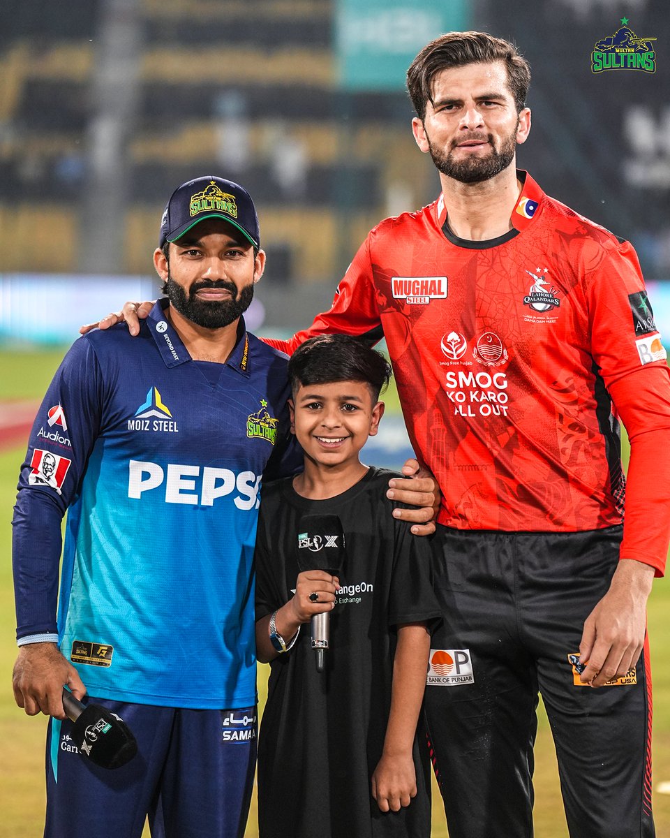 Multan sultans won the toss and chose to bat first.