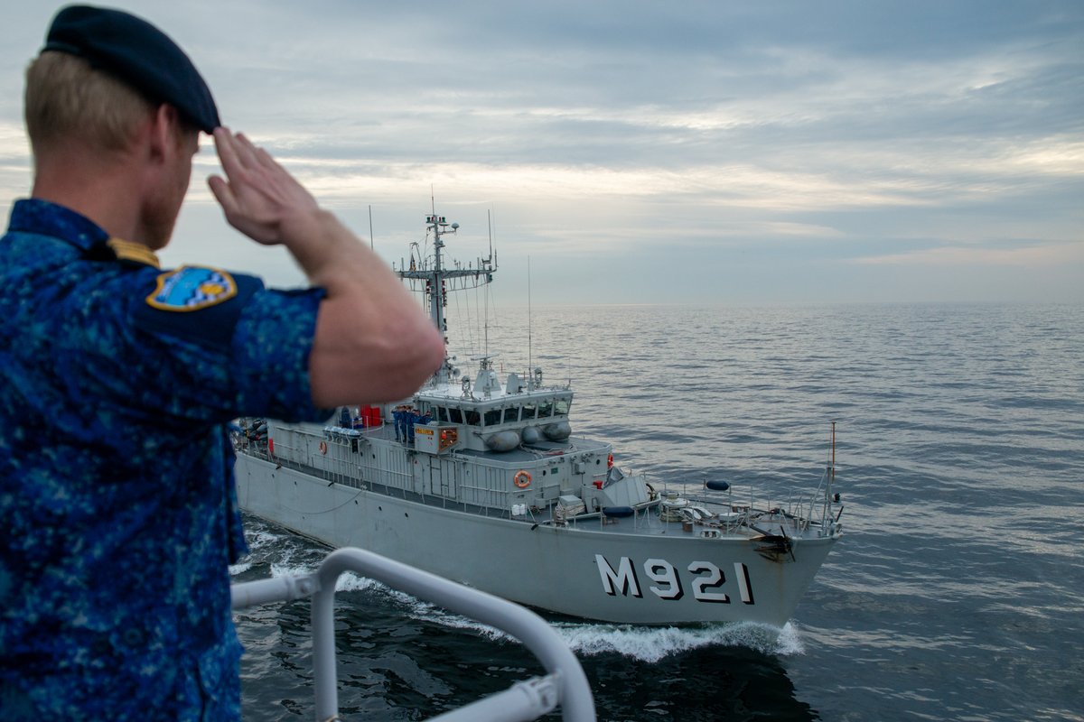 🚢 A new chapter at sea!

Standing <a href="/NATO/">NATO</a> Mine Countermeasures Group One is proud to welcome Zr.Ms. Snellius as the new Group One staff ship! Just like her sister ship Luymes, she’s a hydrographic survey vessel — and from now on, she’s the floating HQ guiding the