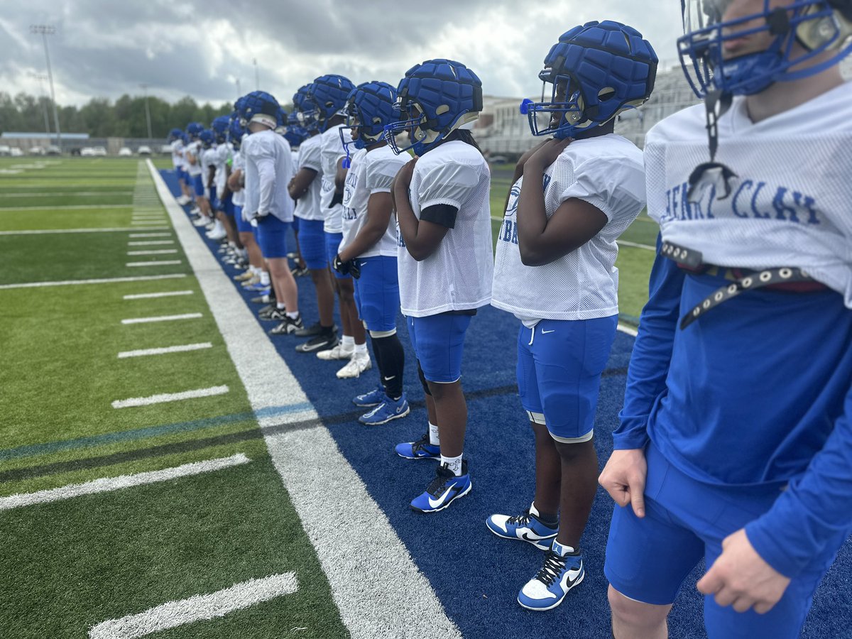First Spring Practice in several years. Great turnout with a lot of learning. It’s going to be a process but we are up to it. Great job today. 73 kids is a great start.