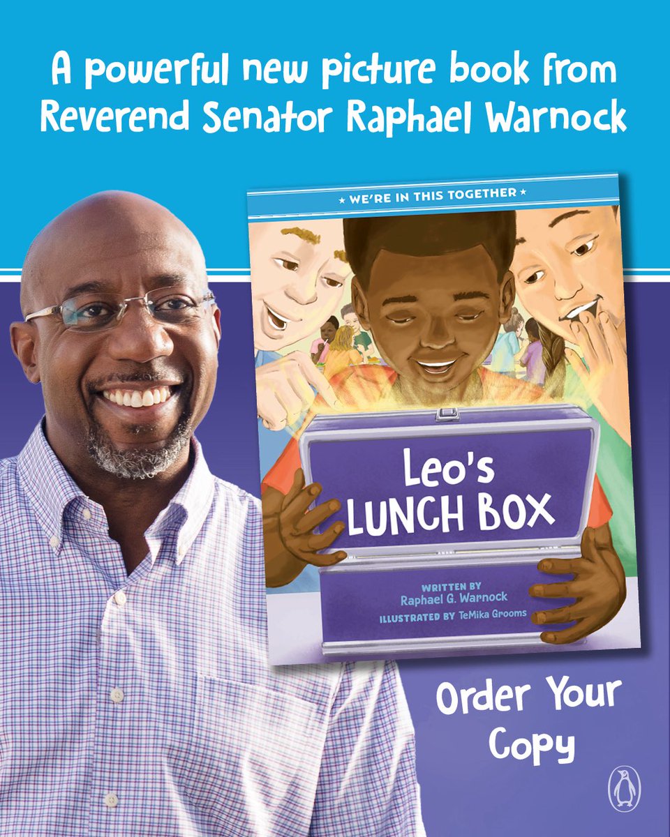 Philomel (@philomelbooks) on Twitter photo Happy happy #bookbirthday to <a href="/ReverendWarnock/">Reverend Raphael Warnock</a>, TeMika Grooms, and We’re in This Together: Leo’s Lunchbox! Don’t miss this sweet and heartwarming story about how we can all take care of one another! Happy happy #bookbirthday to <a href="/ReverendWarnock/">Reverend Raphael Warnock</a>, TeMika Grooms, and We’re in This Together: Leo’s Lunchbox! Don’t miss this sweet and heartwarming story about how we can all take care of one another!