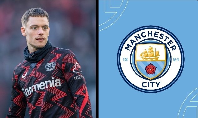 R4_Sport_'s tweet photo. 🚨 Florian Wirtz terkesan dengan upaya Pep Guardiola untuk mencoba merekrutnya musim panas ini. 😳🩵

(Sumber: @kicker) https://t.co/aO7mXiEkIG