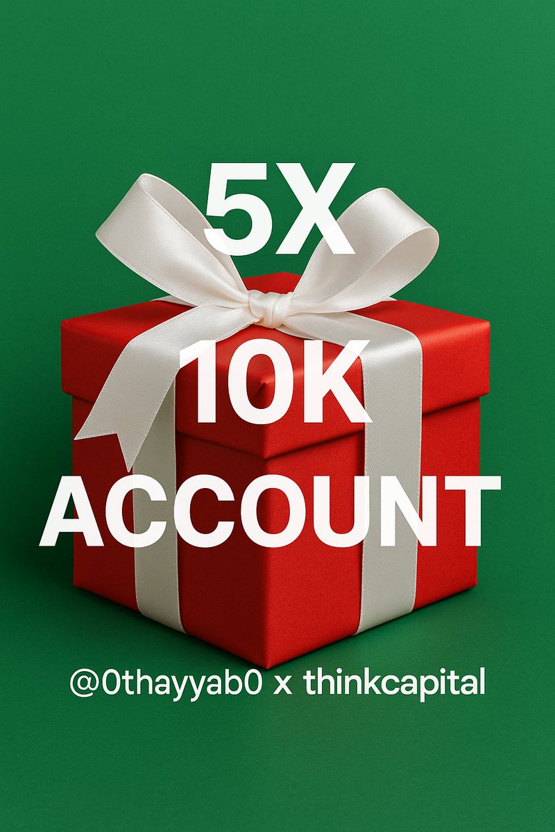 𝗥𝗶𝘀𝗸 𝗧𝗮𝗸𝗲𝗥 (@0thayyab0) on Twitter photo 🚨 GIVEAWAY 5X 10K ACCOUNT 🚨
Backed by ThinkMarkets & open to US traders.
📊 Trade directly on TradingView – a game-changer!
How to enter 👇 follow the rules
💚. Follow <a href="/0thayyab0/">𝗥𝗶𝘀𝗸 𝗧𝗮𝗸𝗲𝗥</a> <a href="/thinkcapitalcom/">ThinkCapital</a>
<a href="/Khadee_FX/">FVG Hunter</a> @embeerano
💚. Sign up using my link:
thinkcapital.com/?sp_rid=67fee5… 🚨 GIVEAWAY 5X 10K ACCOUNT 🚨
Backed by ThinkMarkets & open to US traders.
📊 Trade directly on TradingView – a game-changer!
How to enter 👇 follow the rules
💚. Follow <a href="/0thayyab0/">𝗥𝗶𝘀𝗸 𝗧𝗮𝗸𝗲𝗥</a> <a href="/thinkcapitalcom/">ThinkCapital</a>
<a href="/Khadee_FX/">FVG Hunter</a> @embeerano
💚. Sign up using my link:
thinkcapital.com/?sp_rid=67fee5…