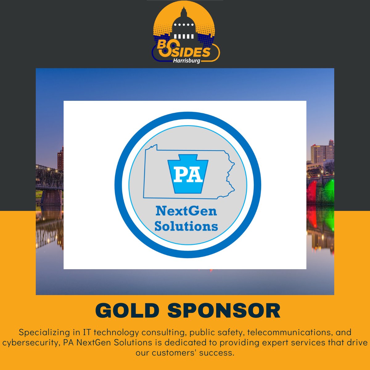 We're thrilled to welcome PA NextGen Solutions as a GOLD sponsor for this year's BSides HBG!

Get your tickets here:
eventzilla.net/e/bsides-harri…