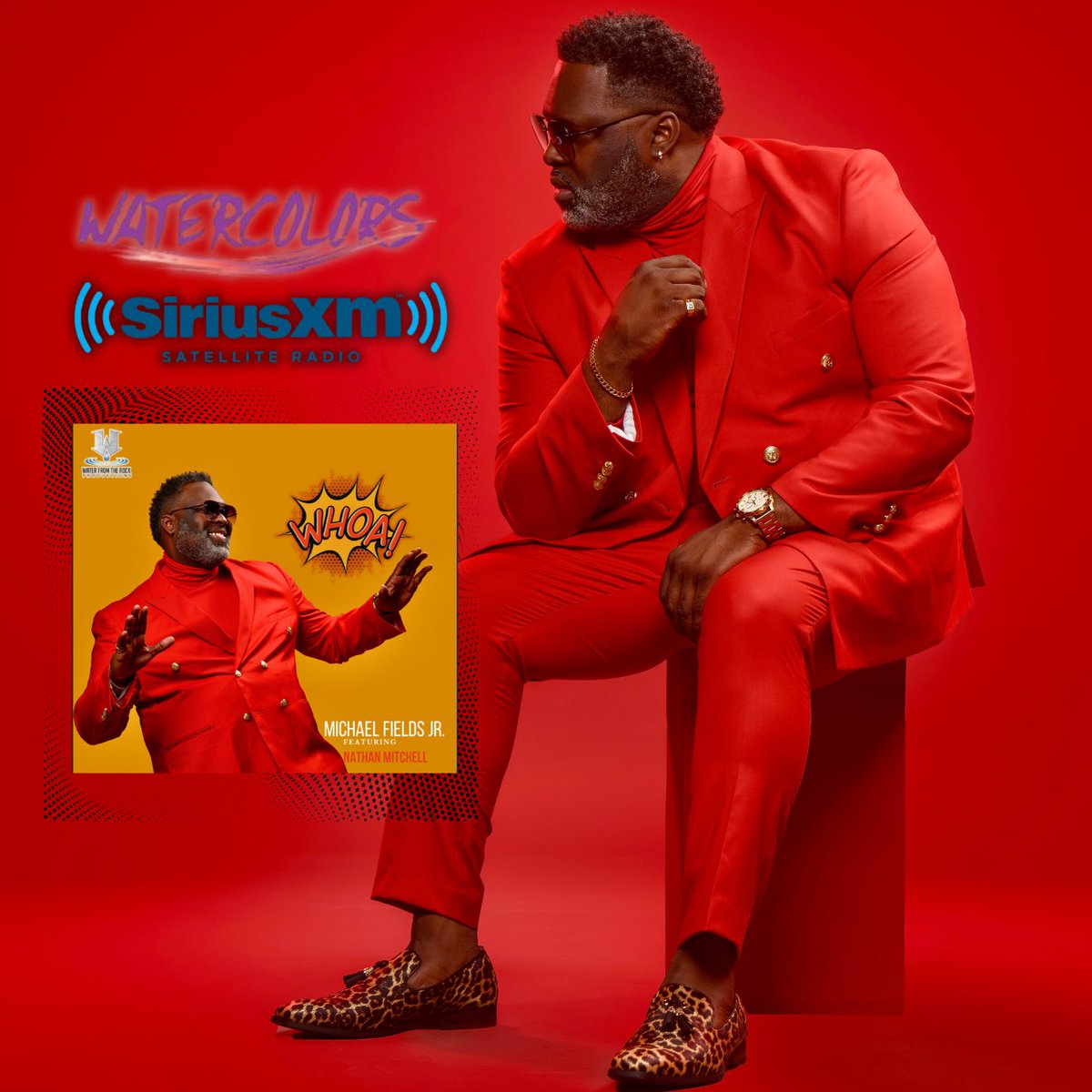 mikefezee's tweet image. Whhhoooaaaa!!!!! I’m excited to be back on Watercolors with my new single WHOA! I swear this never gets old and every time feels like the first time! And it FIELDS GOOD!😁Shout out @gorovmusic for the work this far! 🙏🏾 @nathanmitchellofficial Let’s go bro! #michaelfieldsjr #whoa