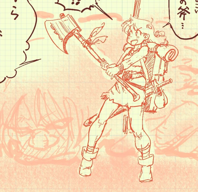 『ダンジョンズ&ドラゴンズ』
前回手に入れたグレートアックス+1のデビュー戦で、ジャイアントを撃破して感動するバーバリアン女子。
#DnD #TRPG #5時から冒険者 
