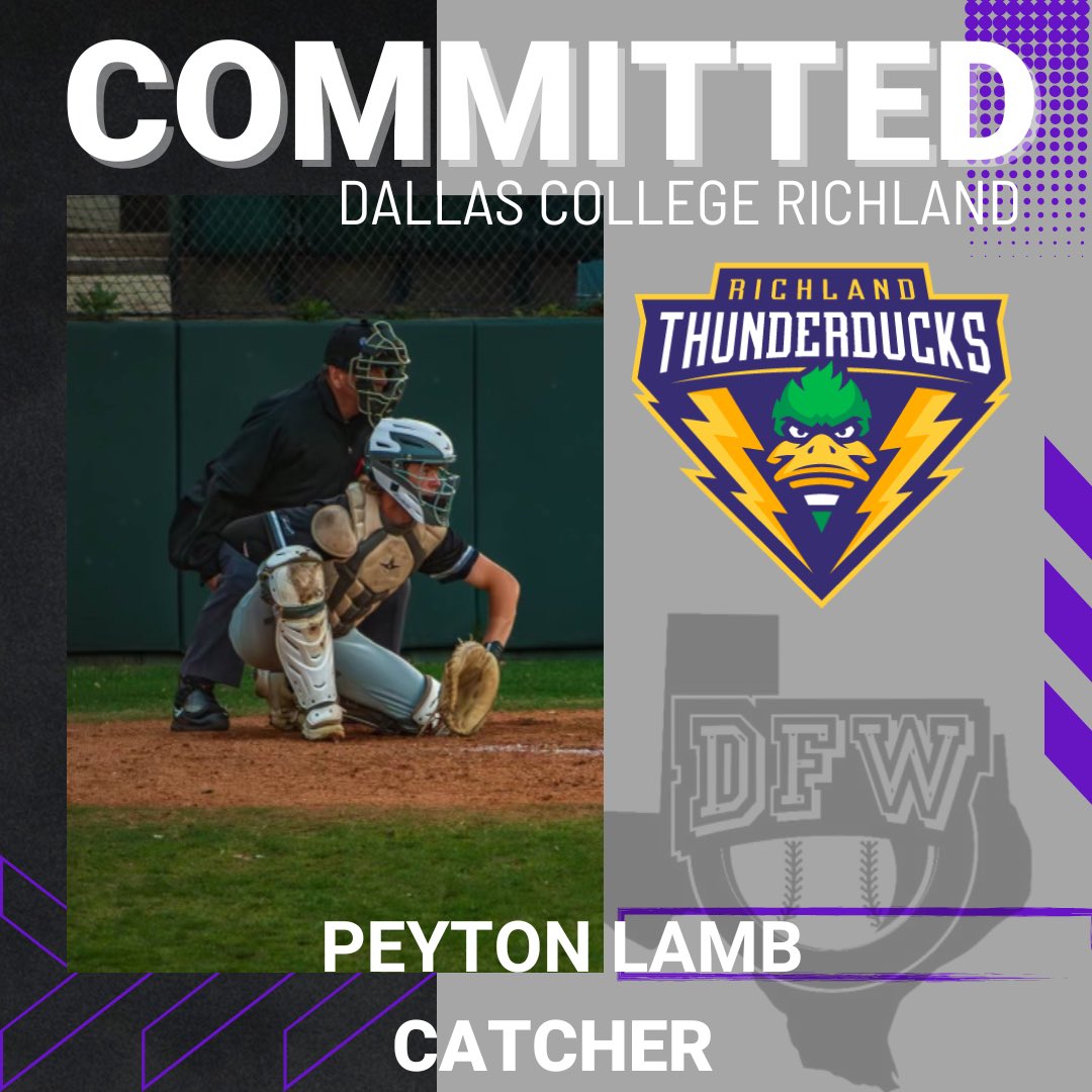Davis Page (@coachpage_) on Twitter photo COMMITMENT ALERT!!!
<a href="/DFWPostGrad/">DFW Post Grad Baseball</a> with two more guys off the board headed to <a href="/DucksBsb/">Richland Thunderducks Baseball</a>!
<a href="/Ethan6995969382/">Ethan</a>
<a href="/PeytonLamb15/">Peyton Lamb</a>
Couple of gamers headed to the DAC!!!
#DubCity <a href="/MattDeckerTPA/">Matt Decker</a> <a href="/coachbravo28/">coach bravo</a> COMMITMENT ALERT!!!
<a href="/DFWPostGrad/">DFW Post Grad Baseball</a> with two more guys off the board headed to <a href="/DucksBsb/">Richland Thunderducks Baseball</a>!
<a href="/Ethan6995969382/">Ethan</a>
<a href="/PeytonLamb15/">Peyton Lamb</a>
Couple of gamers headed to the DAC!!!
#DubCity <a href="/MattDeckerTPA/">Matt Decker</a> <a href="/coachbravo28/">coach bravo</a>