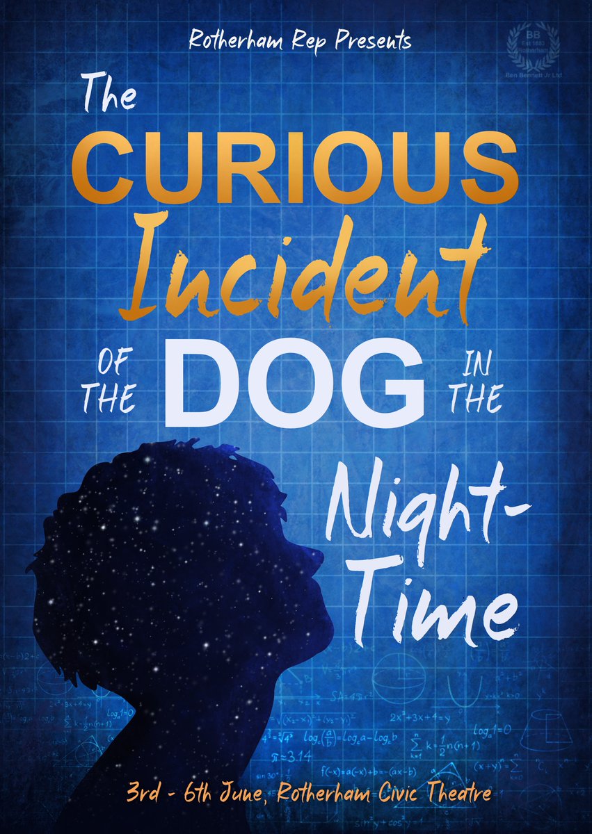 RothTheatres's tweet photo. 🐶The Curious Incident of The Dog in The Night-Time🐶

When Christopher finds a neighbour's dog murdered he sets out on a terrifying journey which will turn his whole world upside down...

📆Tue 3 - Fri 6 Jun
⏰7.30pm
🎟£10, conc £8

https://t.co/cXEg6tF24R https://t.co/gn2KsOpCxf