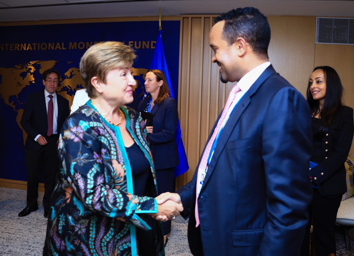 MoF_Ethiopia's tweet photo. A High Level Ethiopian delegation has arrived in Washington, DC to attend the 2025 IMF and World Bank Spring Meeting https://t.co/pWevdwzKkX https://t.co/ISJq9yKZ0y