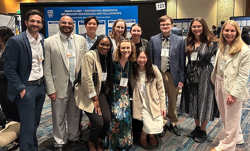 We are so proud of our Mayo Neurology residents who represented us at the AAN Annual Meeting this year — showcasing their hard work, research, and leadership on a national stage! #MayoNeuroResidency