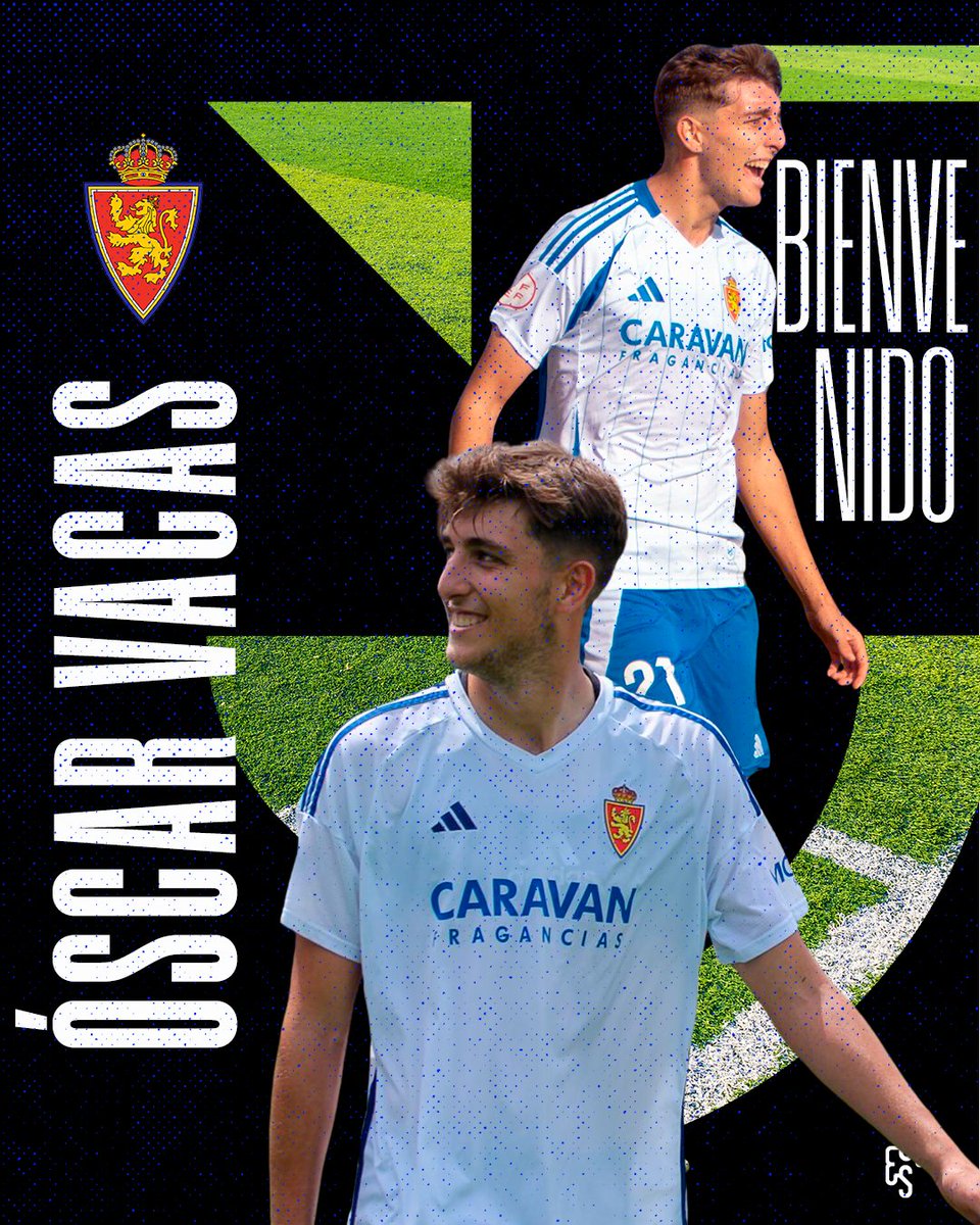 🤗 ¡Tenemos nuevo miembro en la #FamiliaEmartSoccer! ¡Bienvenido, Ó𝓈𝒸𝒶𝓇 𝒱𝒶𝒸𝒶𝓈! ¡Un aterrizaje en la familia con gol!

⌨ <a href="/VacasOscar/">Oscar Vacas</a> 
📌 <a href="/RZcantera/">Cantera Real Zaragoza</a> 
2️⃣3️⃣ años
⚔️ Mediocentro defensivo

#EmartSoccer #SegundaFederación #RealZaragoza