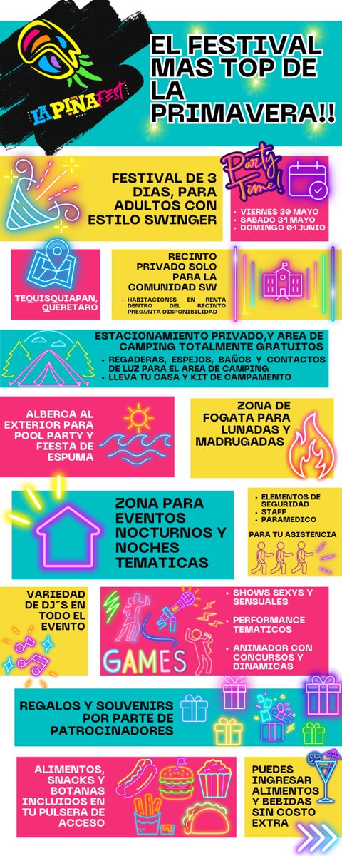 Eres nuevo en el ambiente swinger y quieres asistir a un lugar donde todo sea a tu ritmo y sin presiones ? 

Te vamos a recomendar este excelente festival!! 

Más información directamente en <a href="/LaPinaFest_SW/">La Piña Fest</a>