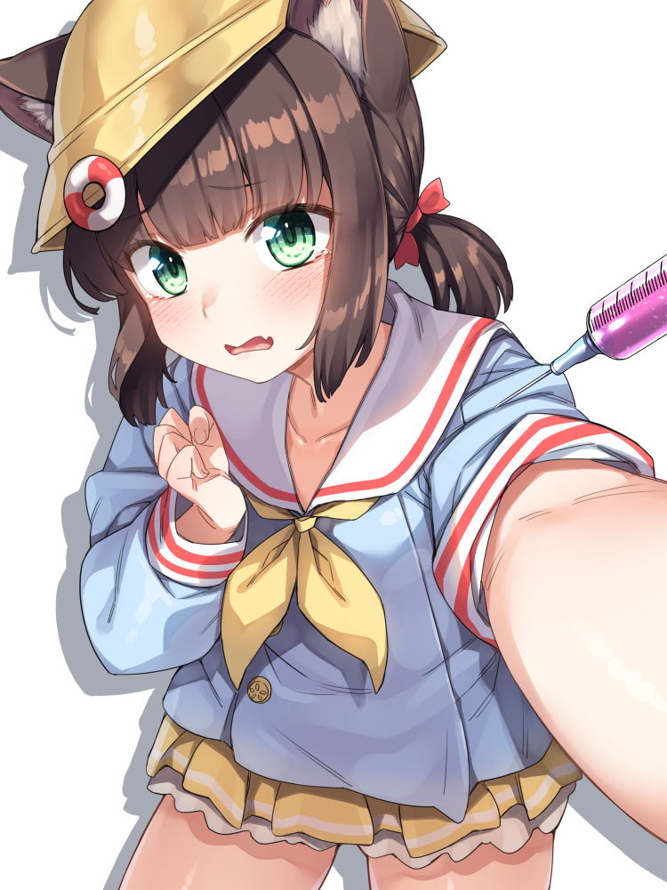 【skeb】アズレンの睦月ちゃんにお注射してあげるという実に健全なご依頼をいただきました( ˘ω˘ ) 