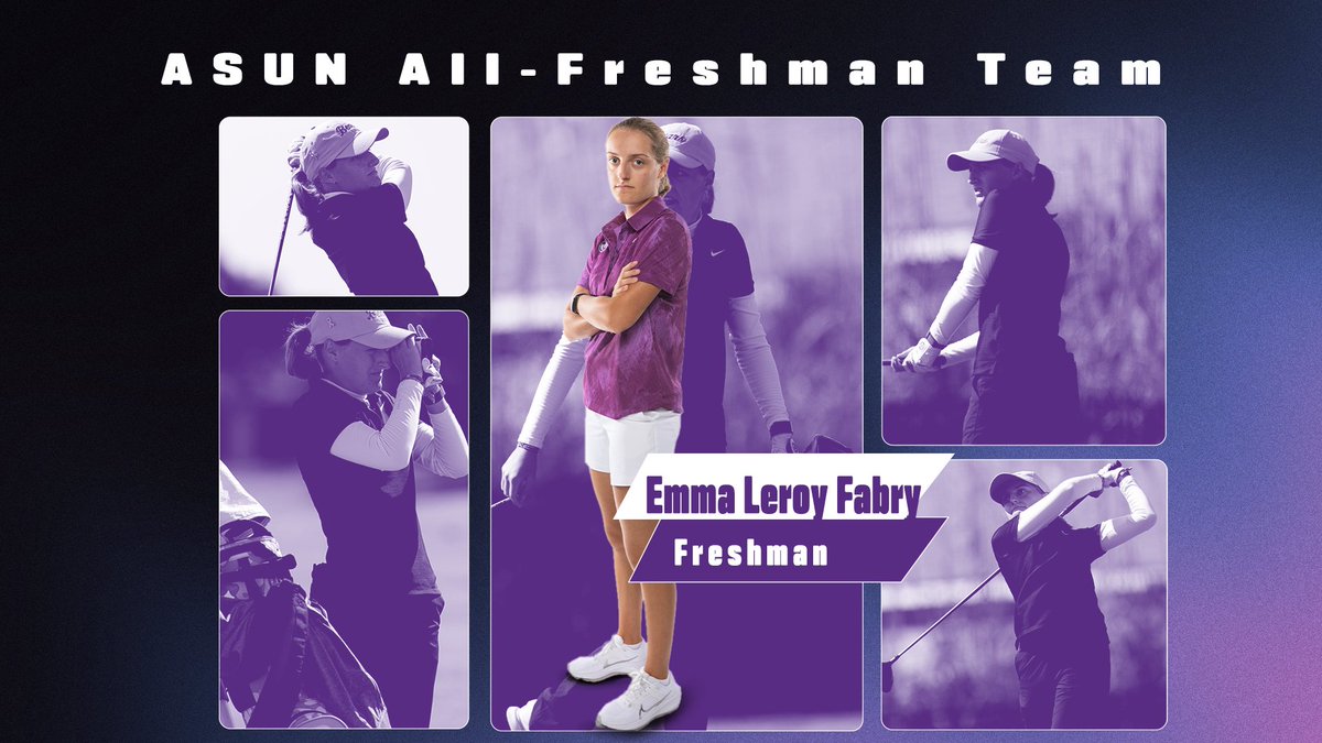 We're extremely proud of our three All-ASUN golfers. Madison Holmes and Valeria Ramirez earned Third Team All-ASUN honors, while Emma Leroy Fabry was added to the ASUN All-Freshman Team. Congratulations, ladies!

📰- bit.ly/44EDqF5

#BearClawsUp