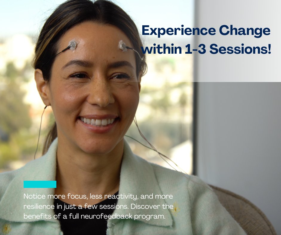LANeuroCenter's tweet photo. Experience the power of neurofeedback in just 1–3 sessions!

Initial results are temporary—commit to 6 sessions in 3 weeks to build your foundation, then 14–19 more for lasting change.

Ready to feel your best?
👉 https://t.co/tg60899HHc https://t.co/TNMiXe18Tz