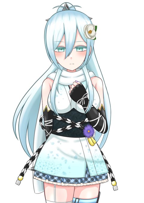 椿ちゃんのノーマル立ち絵です
デザイン可愛いですよね 