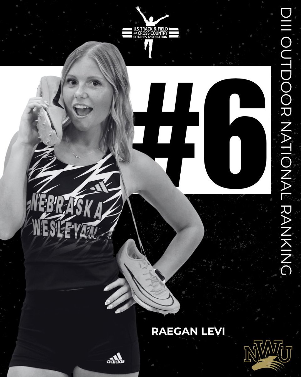 𝐏𝐑𝐀𝐈𝐑𝐈𝐄 𝐖𝐎𝐋𝐅 𝐏𝐎𝐖𝐄𝐑⚡️

The fourth @ustfccca TFRI rankings of the 2025 outdoor season are in — and your Prairie Wolves are making noise.

#PWolfNation ||| <a href="/nwutfxc/">Nebraska Wesleyan Track & Field/XC</a> ||| #YipYip